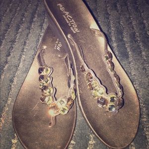 Kenneth Cole Reaction jeweled sandals - women’s 7